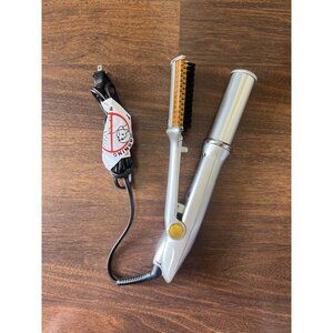 InStyler Rotating Hot Iron Hair Styler Silver Barrel Straightener Curler Tested